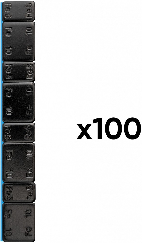 LIIMITAV TASAKAAL LEHT 60G (4X10G+4X5G) AKRÜÜLTEIP+TERAS+PULBERMUST JBM*