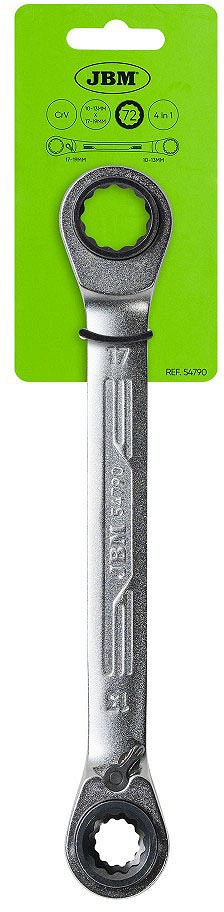 REEVERSIGA 4-IN-1 SILMUSTIRR VÕTI 13X17-10X19MM RIPUTUSPAKENDIS JBM