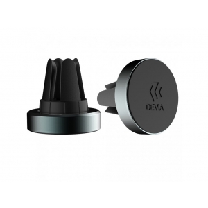 Devia Circle Series D04 Universal Car Air Vent Magnet Holder For Devices Black (EU Blister)