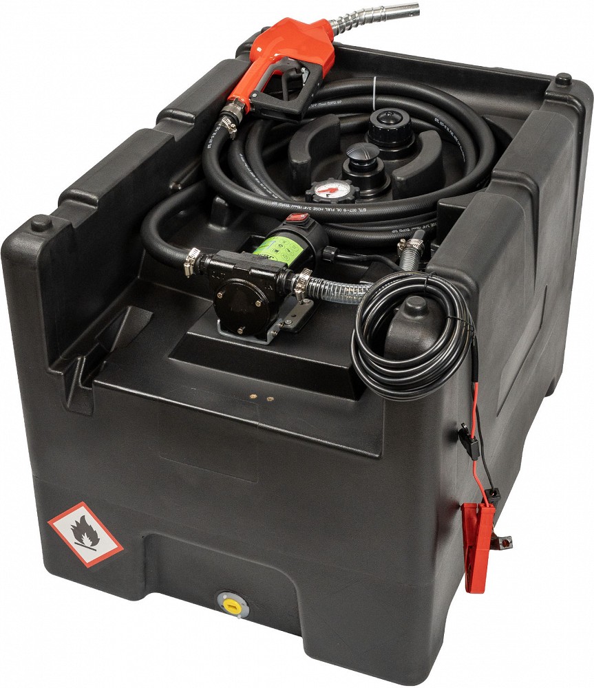 MOBIILNE KÜTUSEMAHUTI-TANKUR 200L. DIISLIKÜTUSELE. 40L / MIN. 12V AUTOSTOP JBM