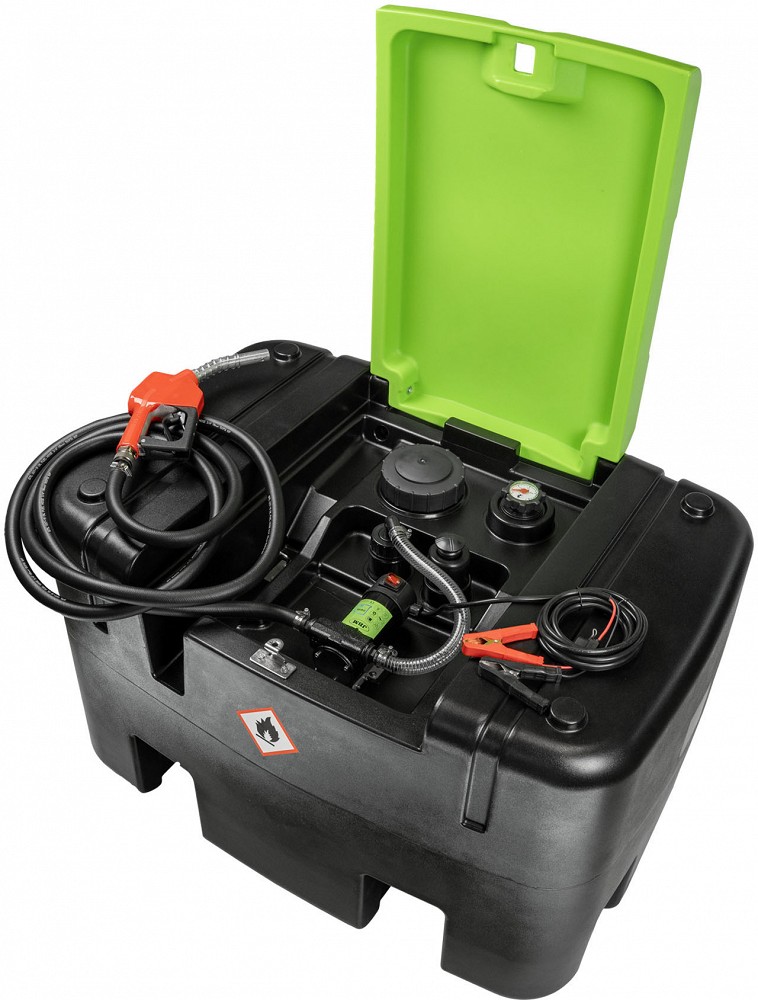 MOBIILNE KÜTUSEMAHUTI-TANKUR 400L. DIISLIKÜTUSELE. 40L / MIN. 12V AUTOSTOP JBM