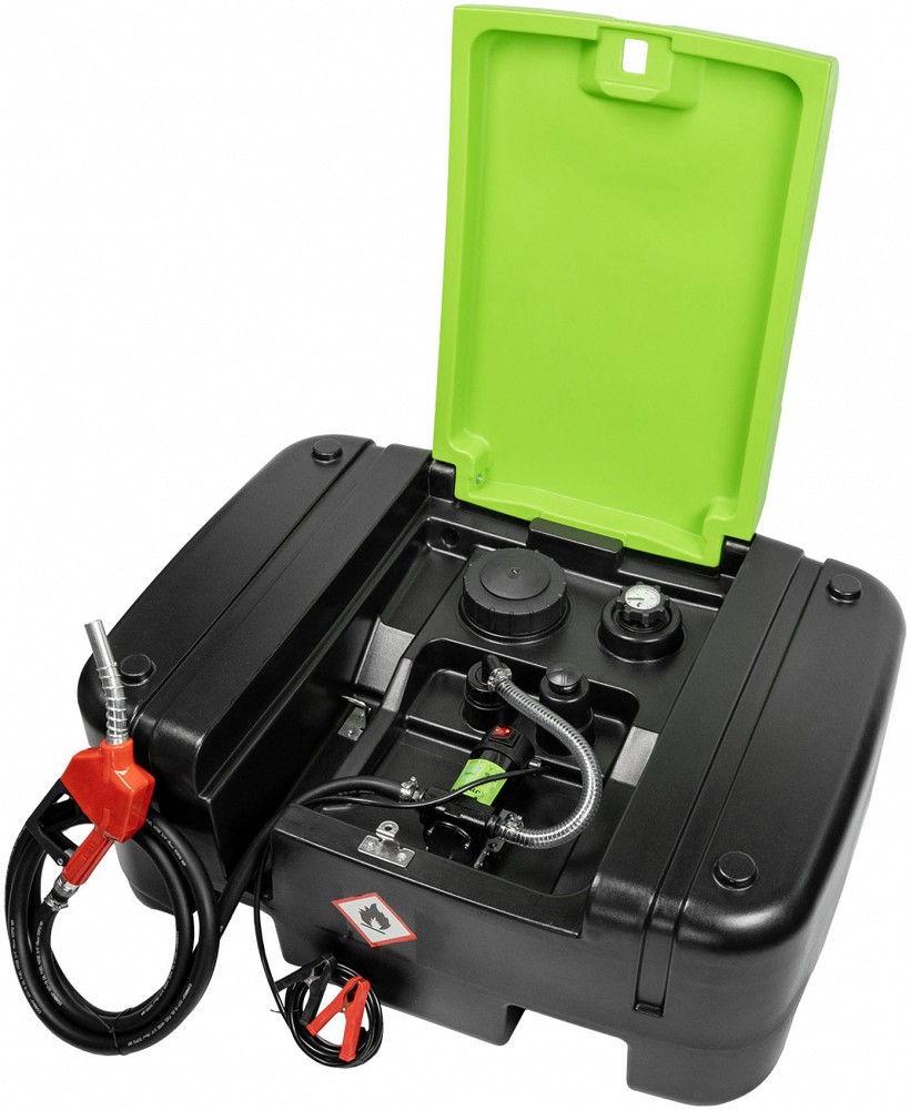 MOBIILNE KÜTUSEMAHUTI-TANKUR 210L. DIISLIKÜTUSELE. 40L / MIN. 12V AUTOSTOP JBM*