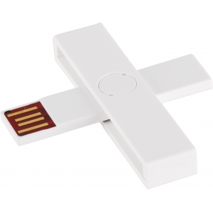 +ID smart card reader USB Blister, white
