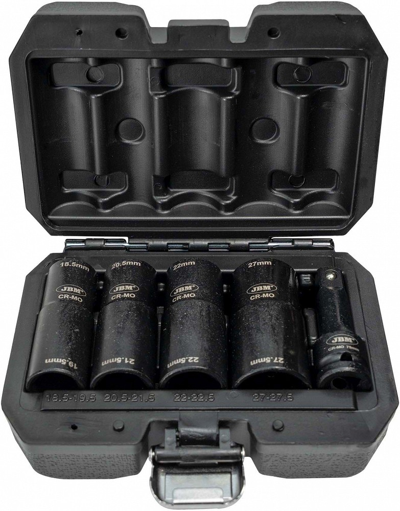 5-OS. KAHEPOOLSED VELJEPADRUNID 1 / 2". 18.5 / 19.5-20.5 / 21.5-22 / 22.5-27 / 27.5MM JBM