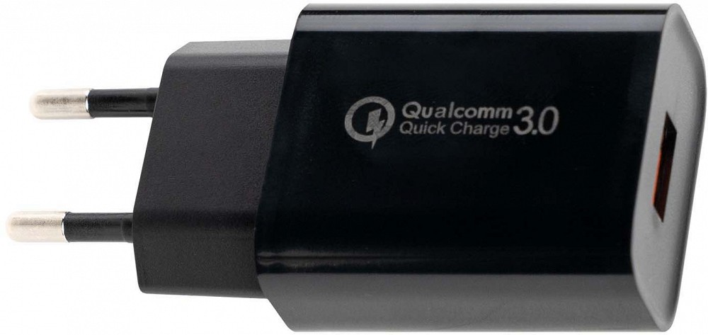 18W KIIRLAADIJA "QUALCOMM QUICK CHARGE 3.0" 230V->9V / 2A JBM*