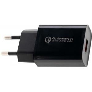 18W KIIRLAADIJA "QUALCOMM QUICK CHARGE 3.0" 230V->9V / 2A JBM*