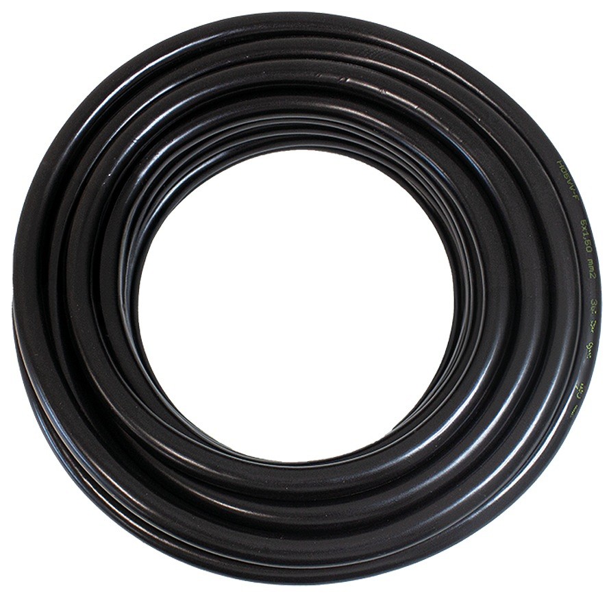 ELEKTRIJUHE ÜMAR MUST 5X1.50MM² 5 SOONELINE 10M M+