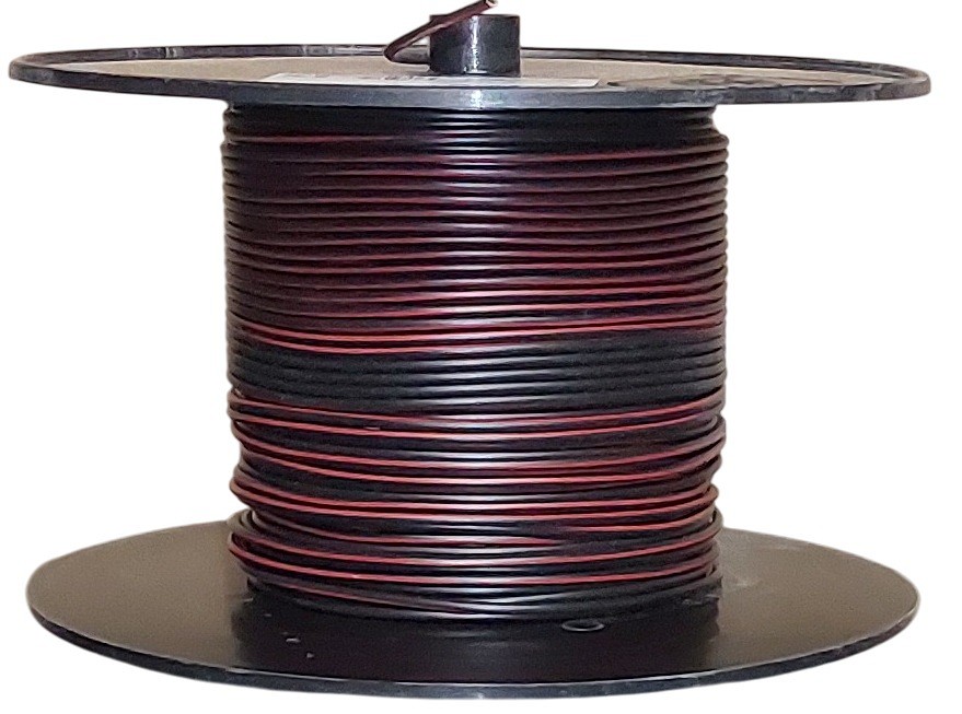 ELEKTRIJUHE MUST / PUNANE 1X0.5MM² 100M M+