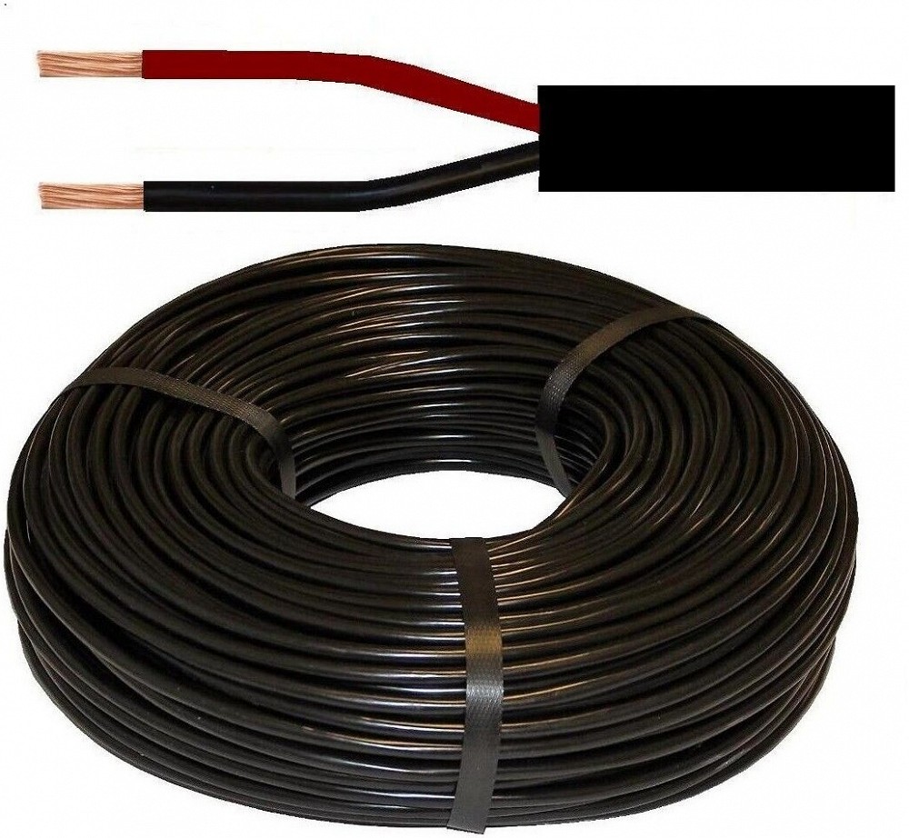 ELEKTRIJUHE ÜMAR MUST 2X0.75MM² 2 SOONELINE 50M M+