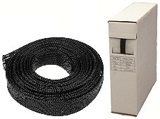 PUNUTUD KAITSESUKK. JUHTMESUKK Ø8MM MUST 10M M+