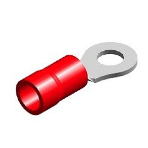 JUHTMEOTSIK AVAGA / SILMUSKLEMM PUNANE Ø8.4MM 100TK M+