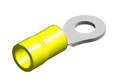 JUHTMEOTSIK AVAGA / SILMUSKLEMM KOLLANE Ø6.4MM BLISTER 5TK M+