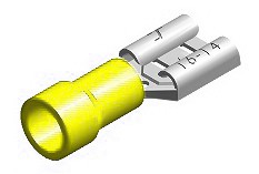 JUHTMEOTSIK LAPIK "EMA" KOLLANE 6.3X0.8MM BLISTER 5TK M+