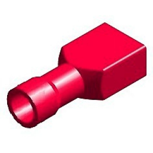 JUHTMEOTSIK LAPIK "EMA" KAETUD PUNANE 6.3X0.8MM BLISTER 10TK M+