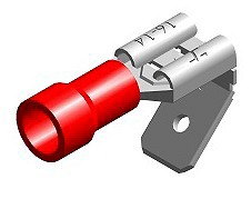 JUHTMEOTSIK LAPIK "ISA+EMA" PUNANE 6.3X0.8MM 100TK M+