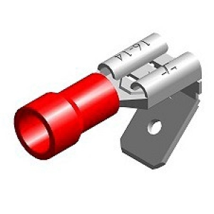 JUHTMEOTSIK LAPIK "ISA+EMA" PUNANE 6.3X0.8MM 100TK M+