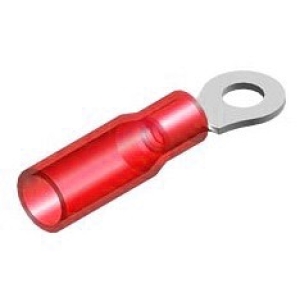 TERMOKAHANEV JUHTMEOTSIK AVAGA / SILMUSKLEMM PUNANE Ø6.5MM. 0.5-1.5MM² 100TK M+