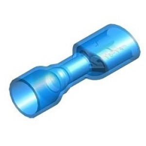 TERMOKAHANEV JUHTMEOTSIK LAPIK "EMA" KAETUD SININE 6.3X0.8MM 100TK M+