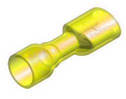 TERMOKAHANEV JUHTMEOTSIK LAPIK "EMA" KAETUD KOLLANE 6.3X0.8MM BLISTER 5TK M+