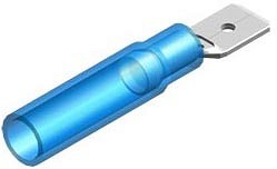 TERMOKAHANEV JUHTMEOTSIK LAPIK "ISA" SININE 6.3X0.8MM 100TK M+