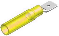 TERMOKAHANEV JUHTMEOTSIK LAPIK "ISA" KOLLANE 6.3X0.8MM 100TK M+