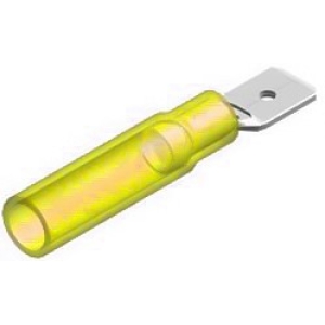 TERMOKAHANEV JUHTMEOTSIK LAPIK "ISA" KOLLANE 6.3X0.8MM 100TK M+