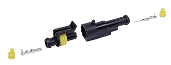 PISTIKUPESA+PISTIK SUPERSEAL 1-PIN BLISTER 1TK M+