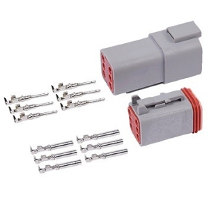 PISTIKUPESA+PISTIK DEUTSCH DT 6-PIN BLISTER 1TK M+