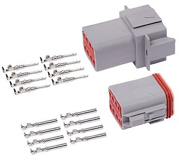 PISTIKUPESA+PISTIK DEUTSCH DT 8-PIN BLISTER 1TK M+