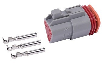 PISTIKUPESA DEUTSCH DT 3-PIN BLISTER 1TK M+