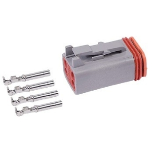 PISTIKUPESA DEUTSCH DT 4-PIN BLISTER 1TK M+