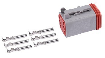 PISTIKUPESA DEUTSCH DT 6-PIN BLISTER 1TK M+