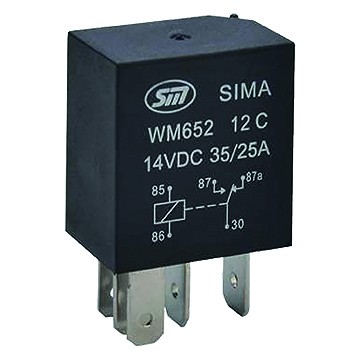 MINIRELEE 12V 35 / 25A 5 JALAGA 1TK M+