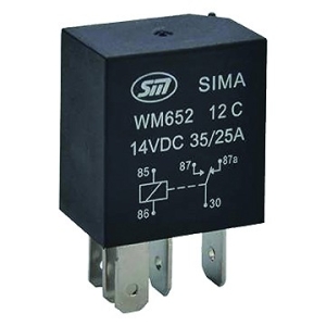 MINIRELEE 12V 35 / 25A 5 JALAGA 1TK M+