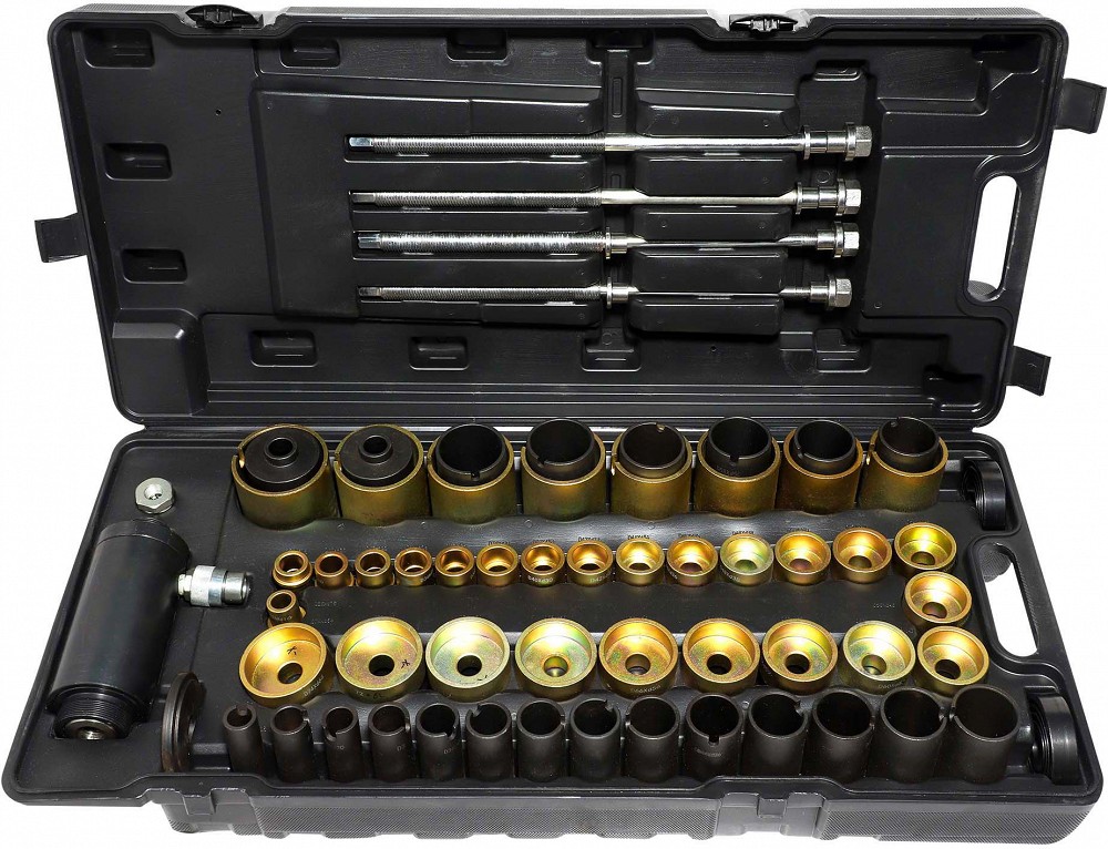 63-OS. HÜDRAULILINE SILLAPUKSIDE / PUKSIDE / SILENTBLOCK / LAAGRITE VAHETAMISE KOMPLEKT JBM*