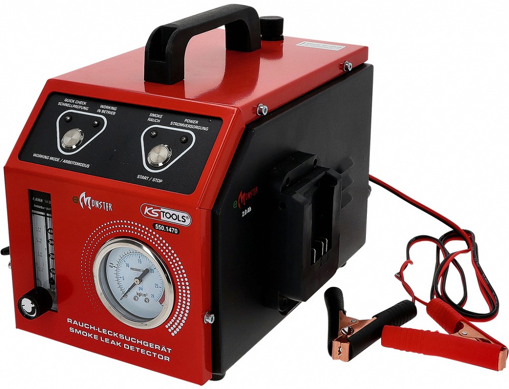 36-OS. SÜSTEEMI LEKKETESTER SUITSUGENERAATORIGA 12V KS TOOLS