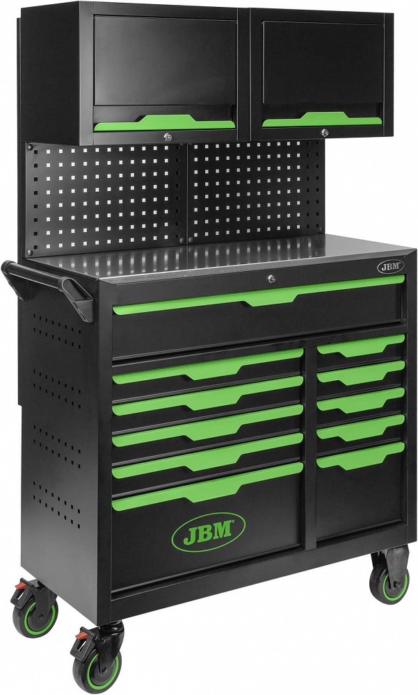 11+2 TÖÖRIISTAKÄRU / TÖÖLAUD. PERFOSEINAGA / ÜLAKAPIGA. INOX LAUD JBM*