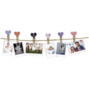 Fujifilm Instax kinnitusklambrid Design Clips Heart 10tk