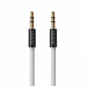 Vidvie AL1105W Premium AUX Cable 3.5 mm -> 3.5 mm 1.5 m White
