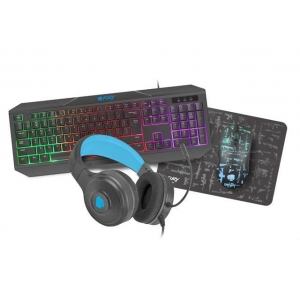 Fury NFU-1674 Gaming 4in1 Set / Keyboard / Mouse / Headset / Mouse Pad / ENG