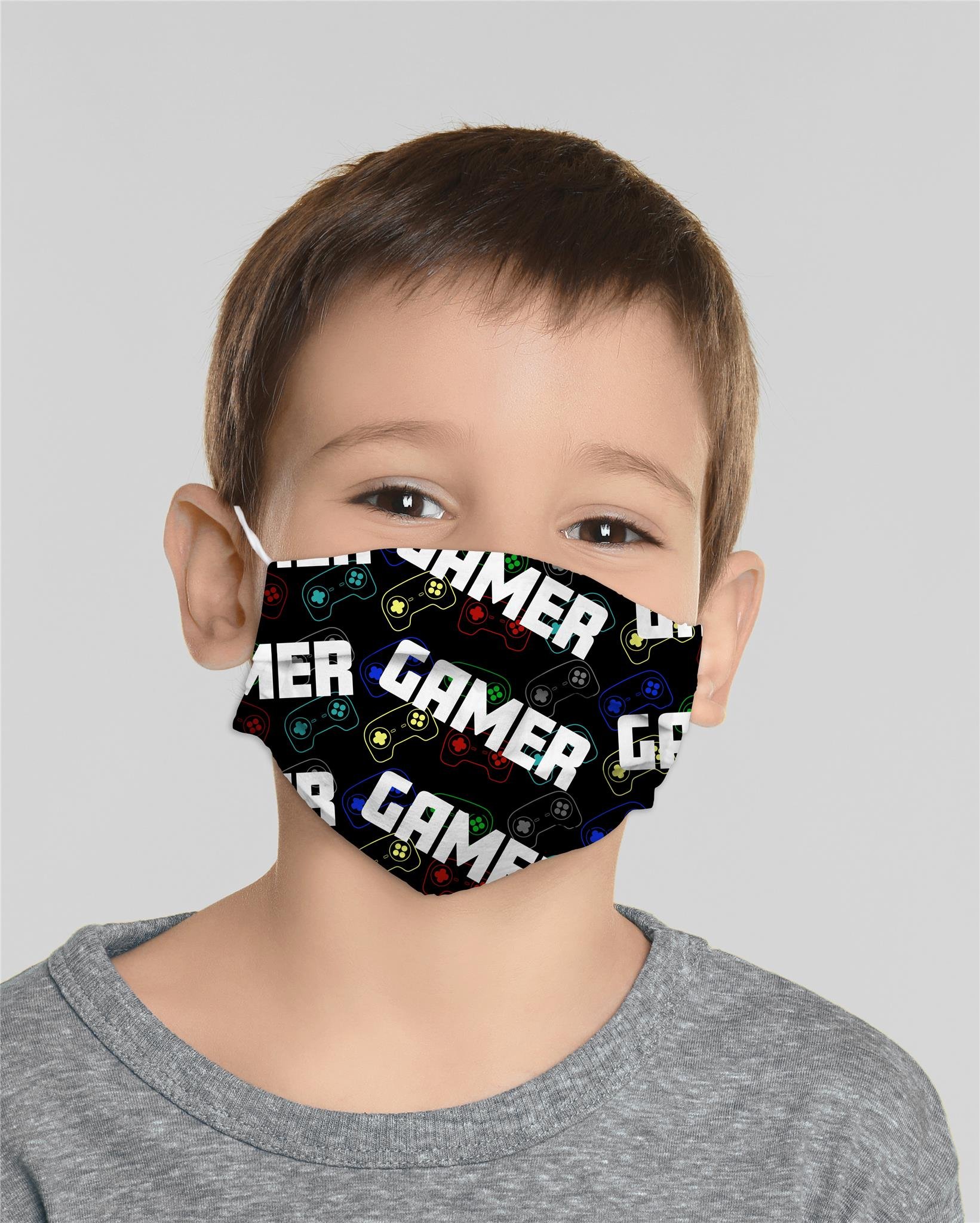 Mocco Gamer Детская хлопковая маска для лица 15x25 cm многократного использования
