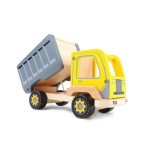 EcoToys Wooden garbage truck