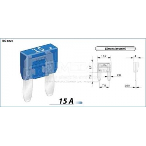 KAITSE 15A KAHVEL MINI 50TK (57476615)