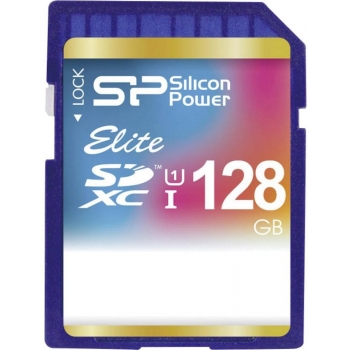 Silicon Power карта памяти SDXC 128GB Elite