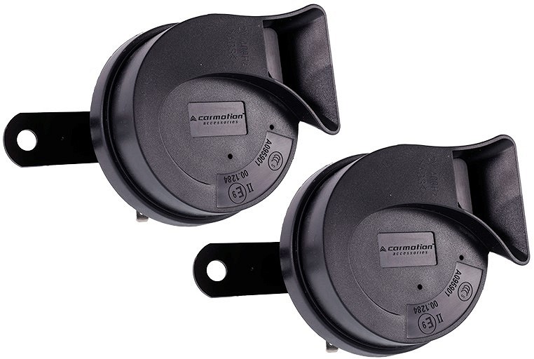 SIGNAAL "TIGU" MUST 12V 118DB 80MM HOMOLOGEERITUD E9 2TK CARMOTION