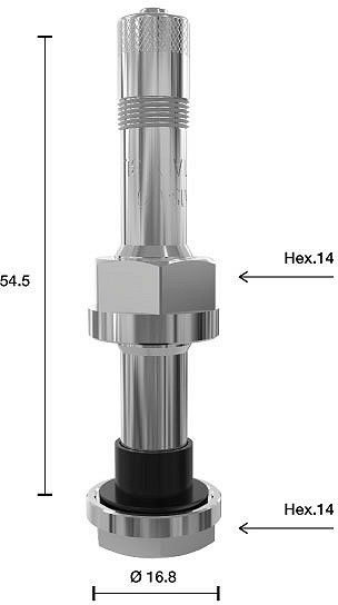TL-VENTIIL VEOAUTO VALUV. 60MS. AVA 9.7MM. SIRGE L=60MM. ALCOA