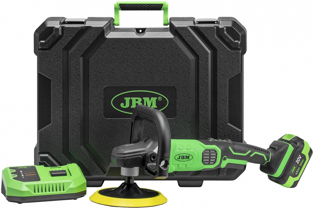 20V POLEERIJA 800-2400RPM. M14. HARJAVABA. +4.0AH AKU + LAADIJA JBM*