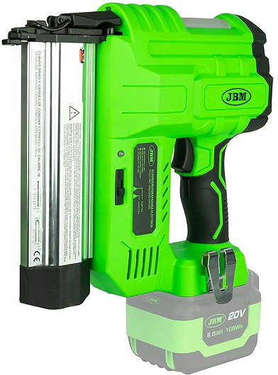 20V AKU NAELAPÜSTOL / KLAMBRIPÜSTOL / NAELAPÜSS MAX 50MM NAEL / KLAMBER. HARJAVABA. +2.0AH AKU JBM