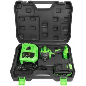 20V AKULÖÖKMUTRIKEERAJA "COMPACT" 550 / 800NM. 1 / 2". HARJAVABA. +4.0AH AKU. +LAADIJA JBM