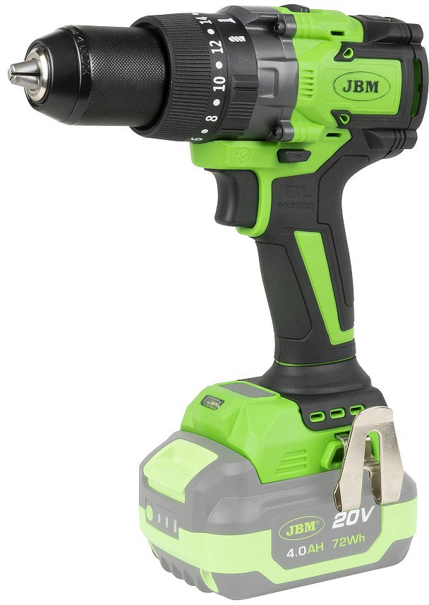 20V AKUTRELL PUUR-LÖÖK-KRUVI. 0-13MM. 150NM. HARJAVABA. LED. +2.0AH JBM*